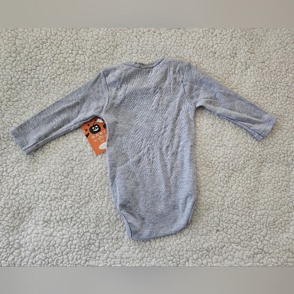 Baby by bon bebe "I love my mummy" grey longsleeve outfit with snaps size 6-9mos - Picture 6 of 6